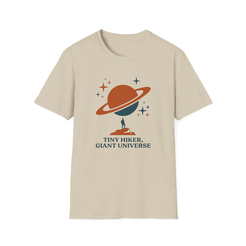 Tiny Hiker, Giant Universe T-Shirt