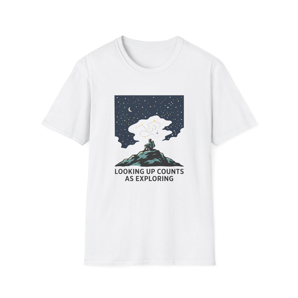 Looking Up Counts As Exploring T-Shirt