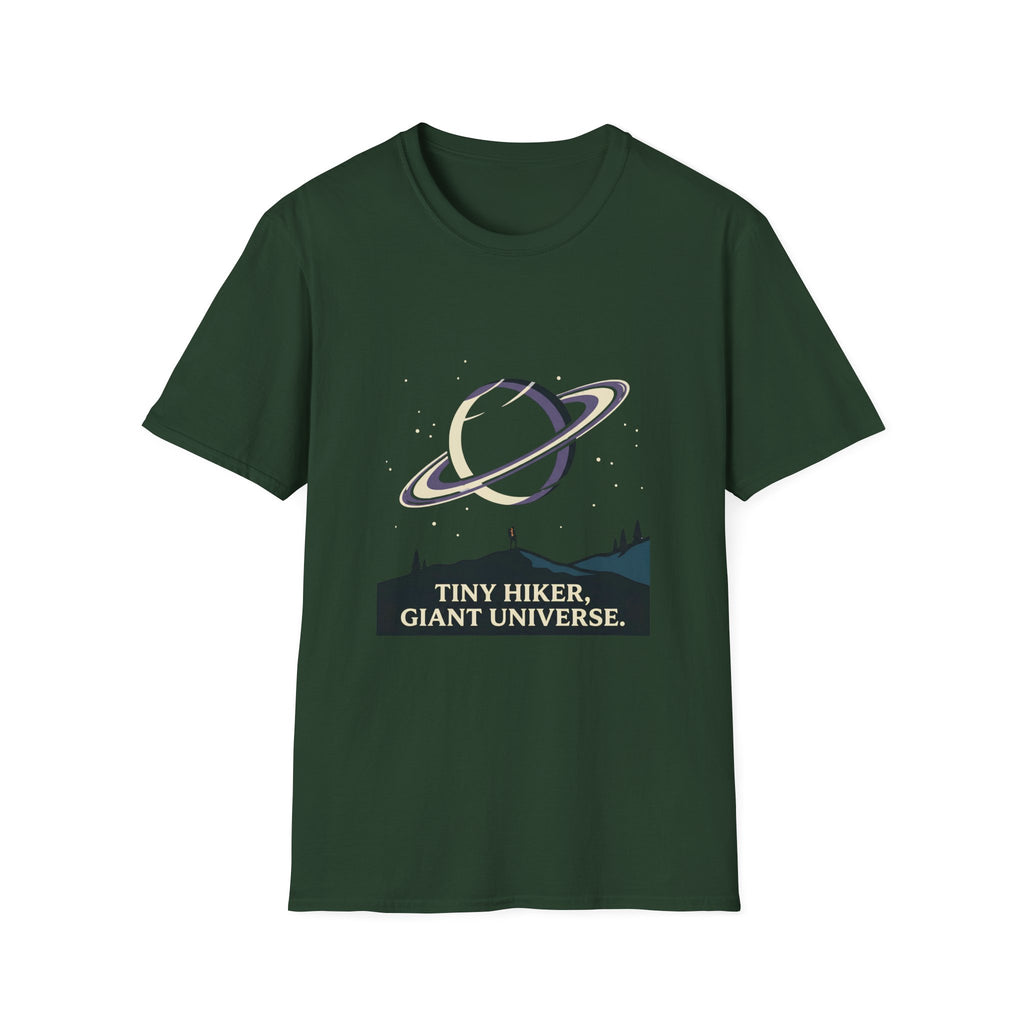 Tiny Hiker, Giant Universe T-Shirt