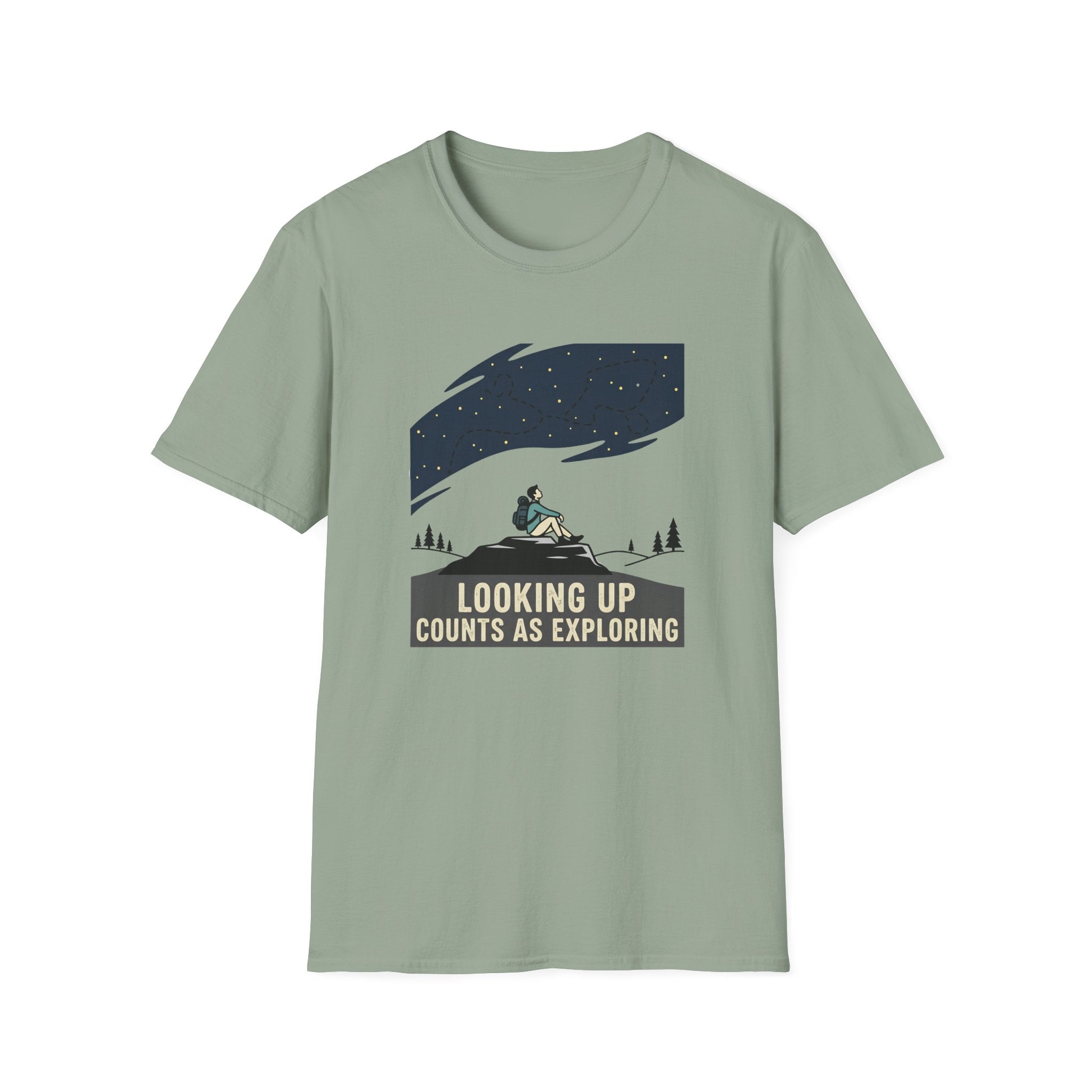 Looking Up Counts As Exploring T-Shirt