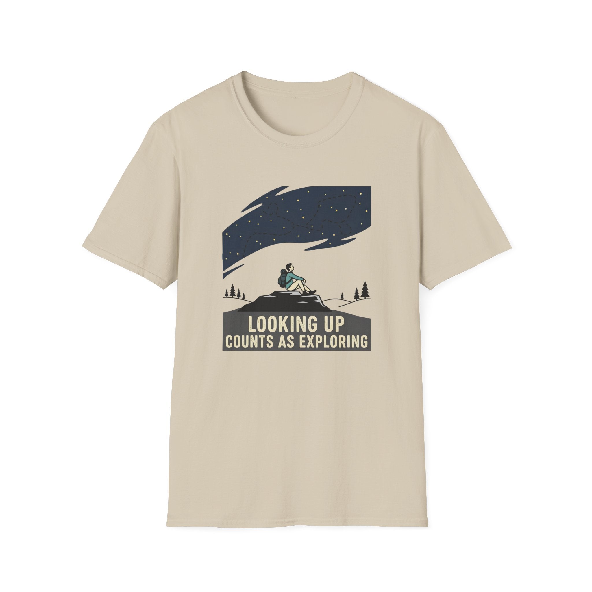 Looking Up Counts As Exploring T-Shirt