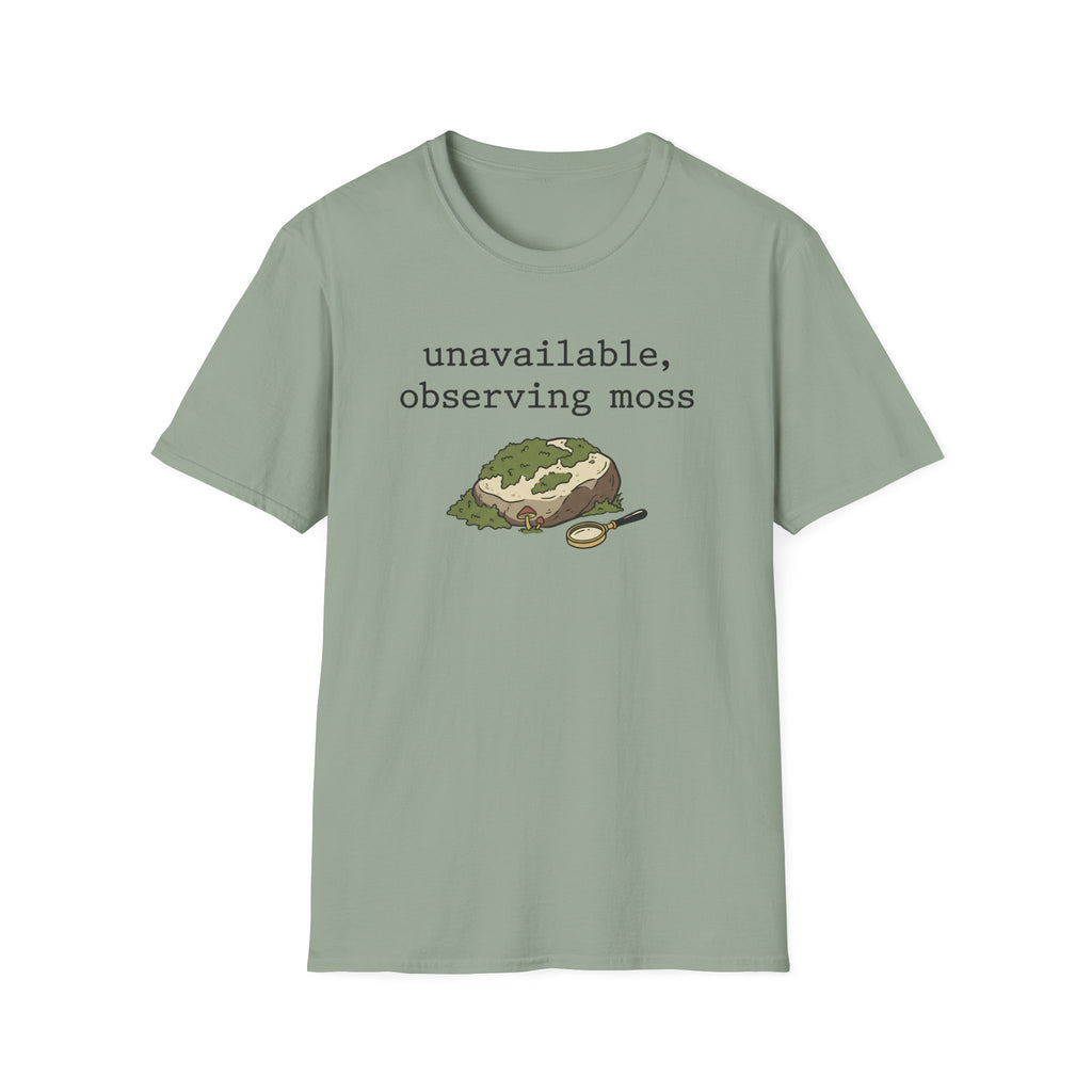 Unavailable, Observing Moss T-Shirt
