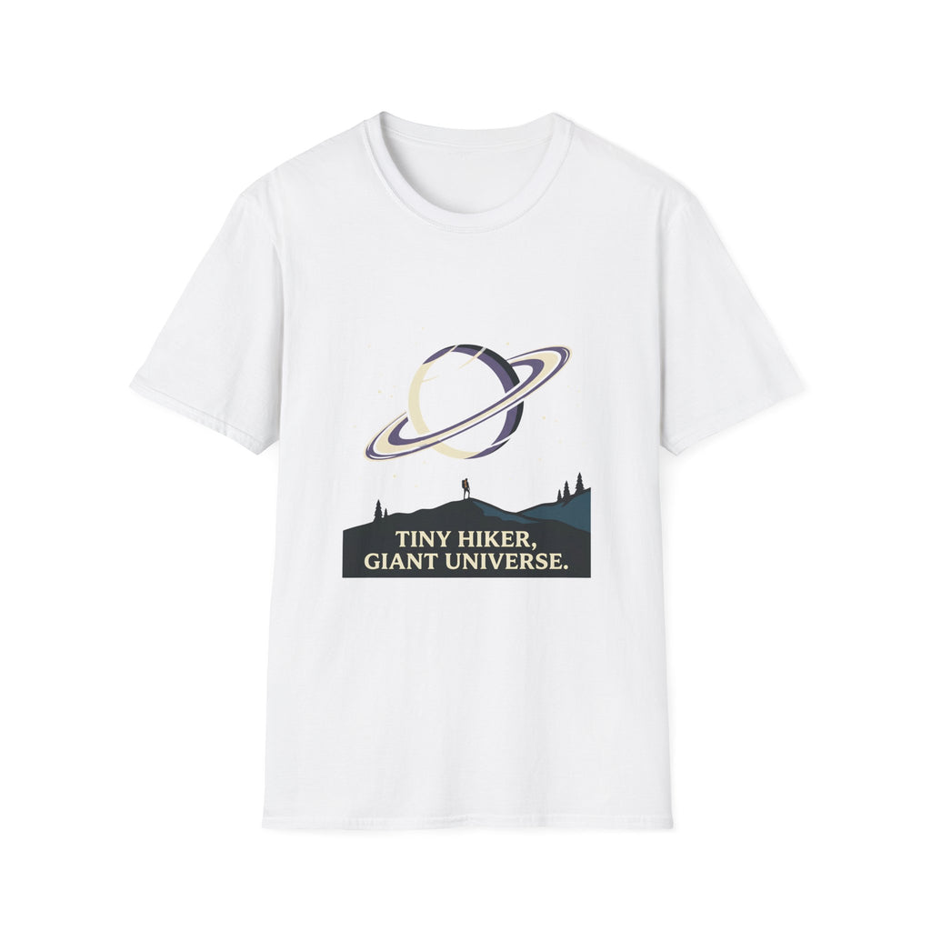 Tiny Hiker, Giant Universe T-Shirt