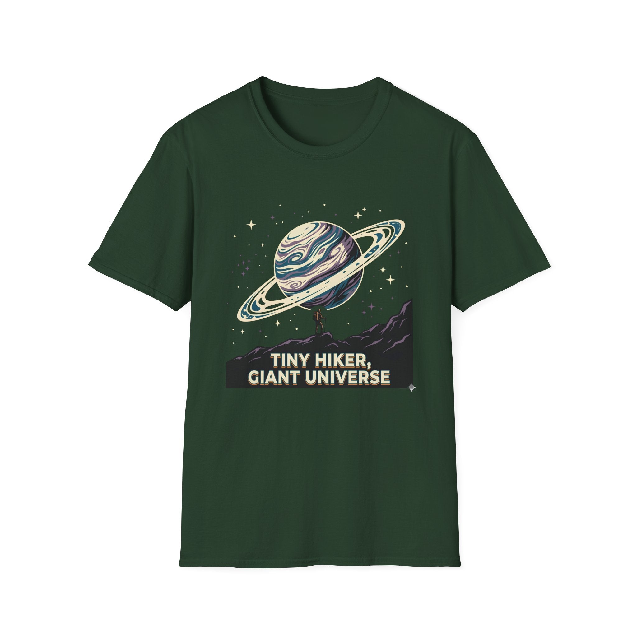 Tiny Hiker, Giant Universe T-Shirt