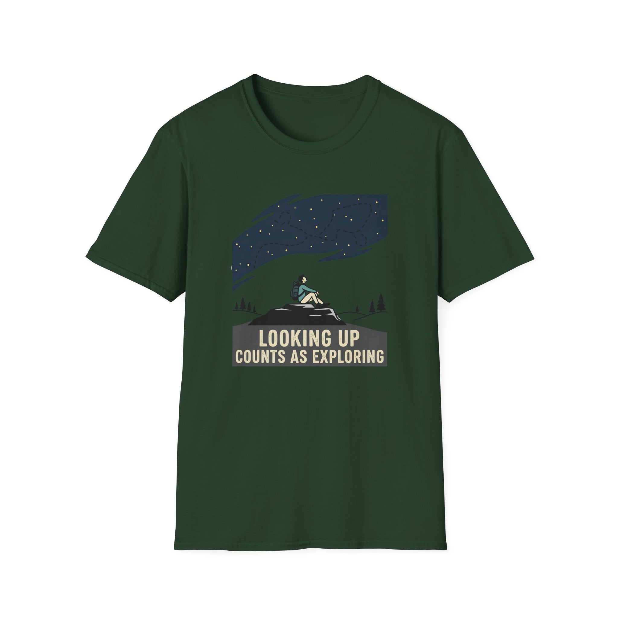 Looking Up Counts As Exploring T-Shirt