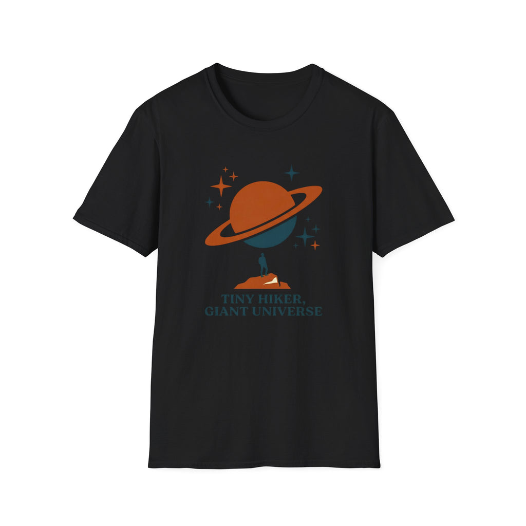 Tiny Hiker, Giant Universe T-Shirt