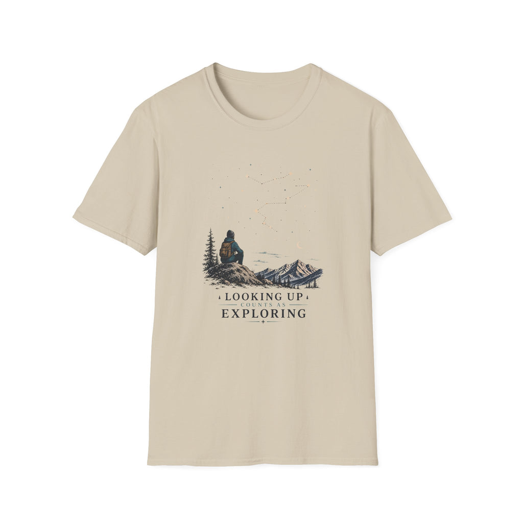 Looking Up Counts As Exploring T-Shirt