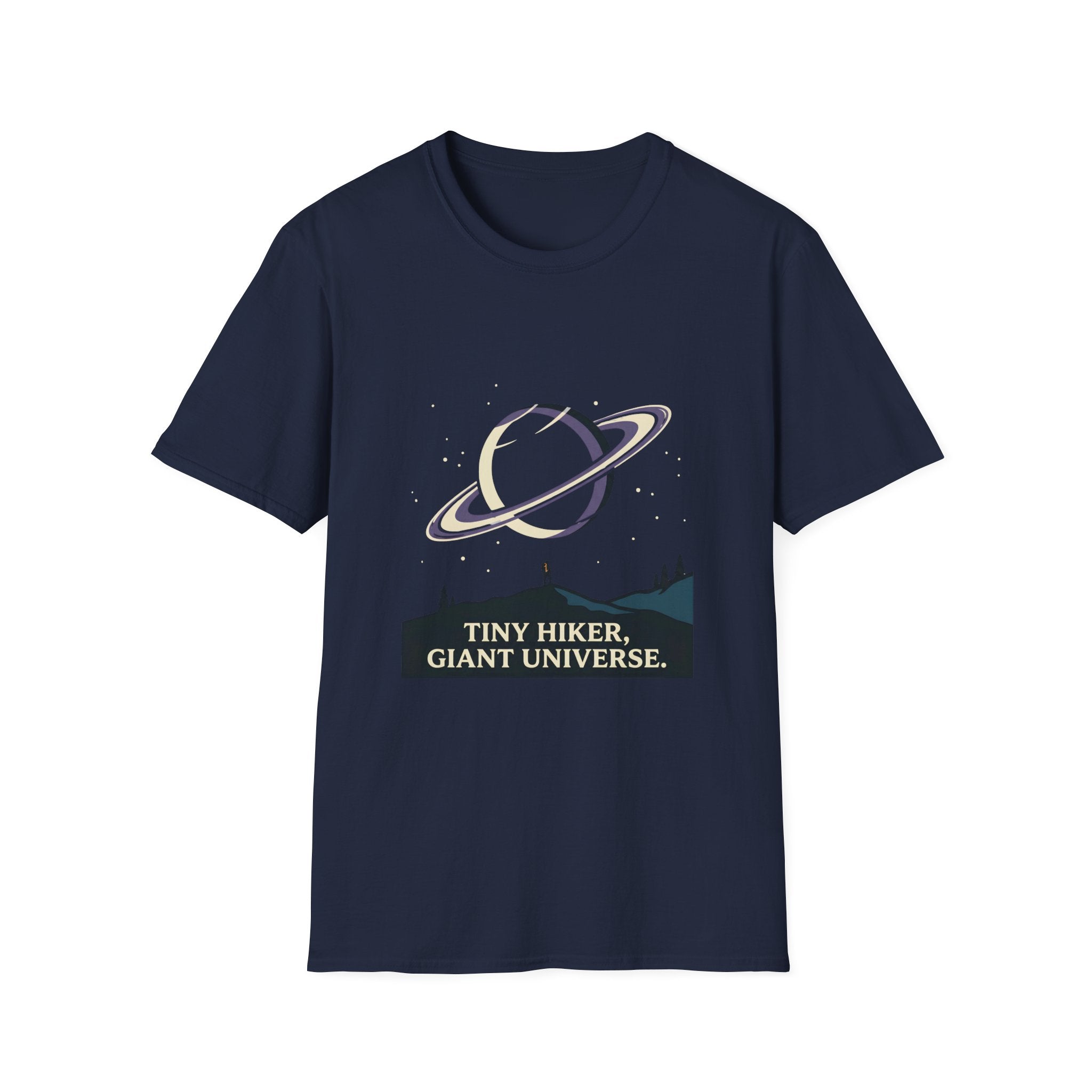 Tiny Hiker, Giant Universe T-Shirt