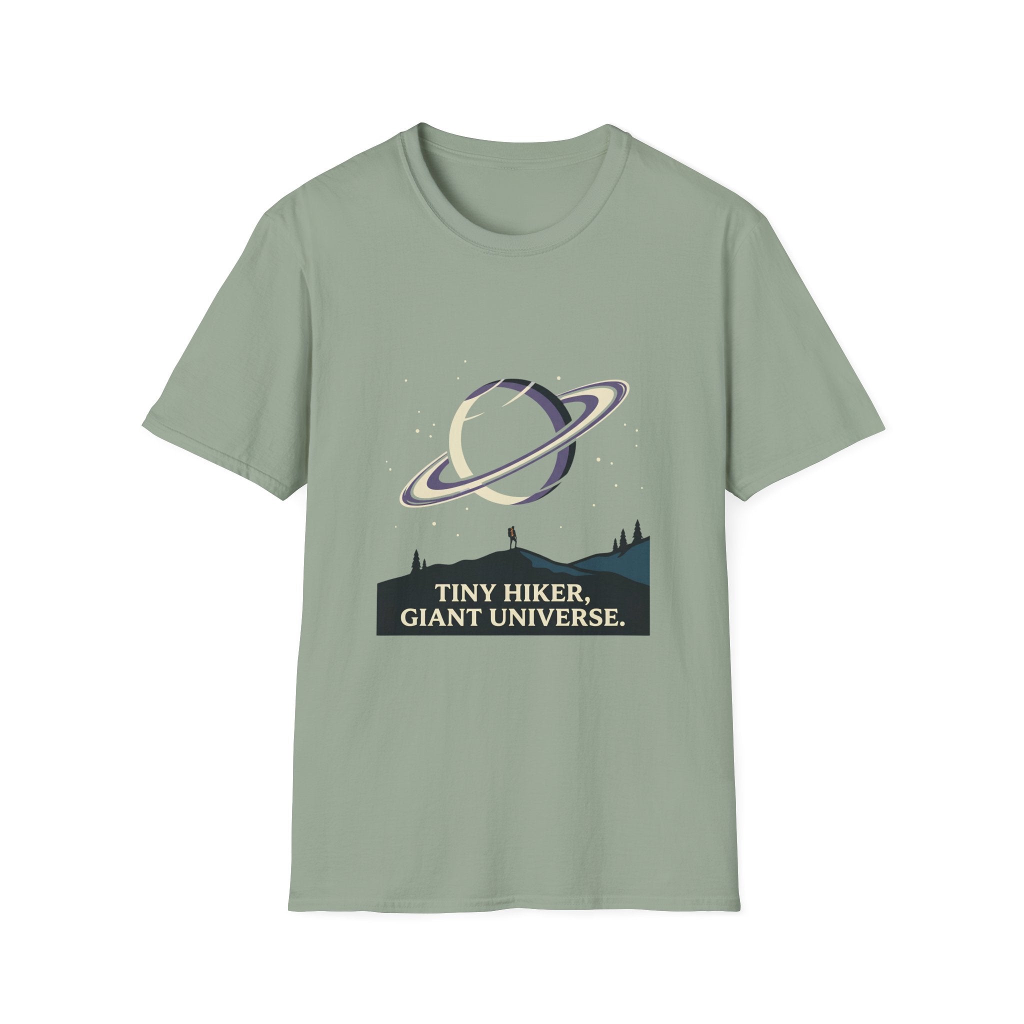 Tiny Hiker, Giant Universe T-Shirt