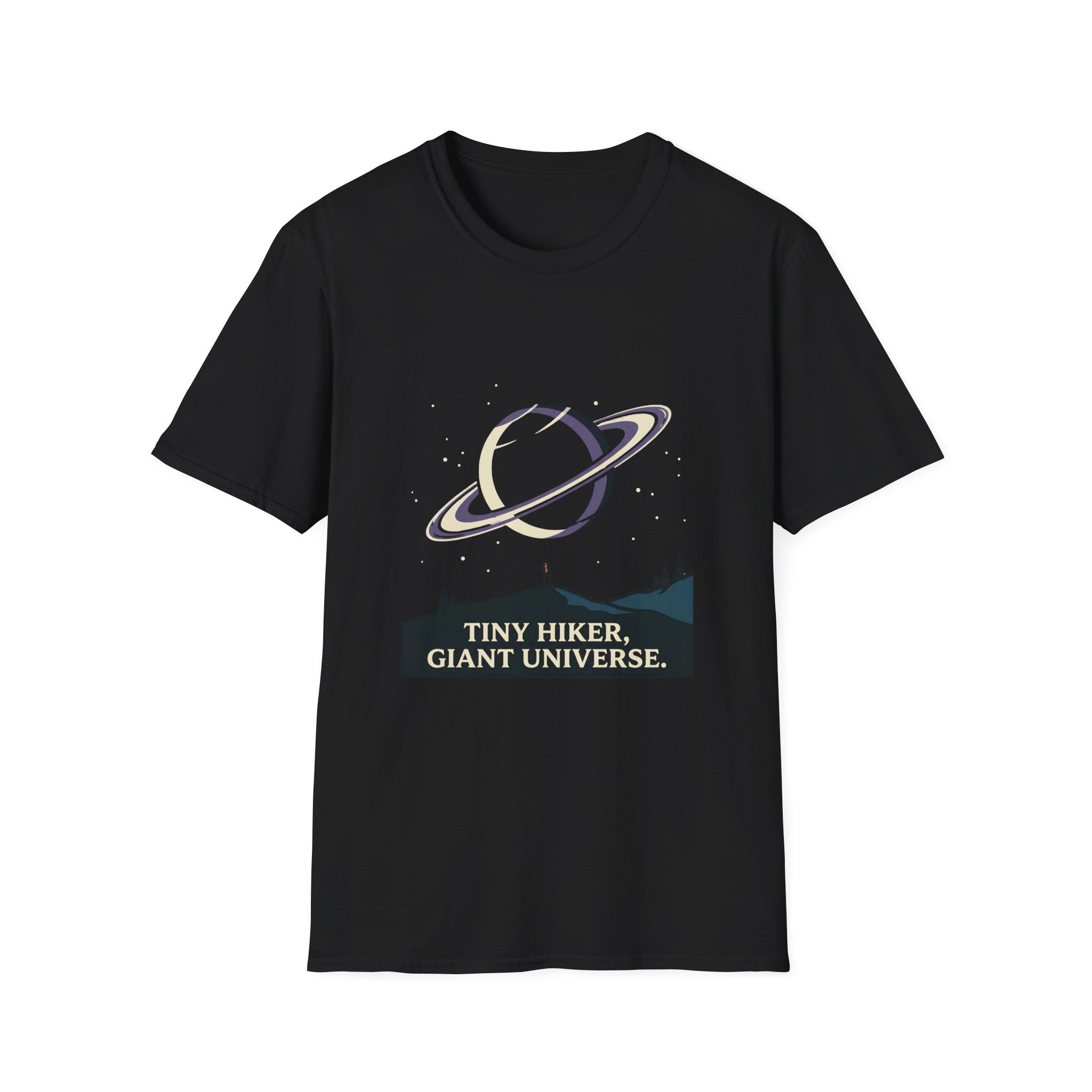 Tiny Hiker, Giant Universe T-Shirt