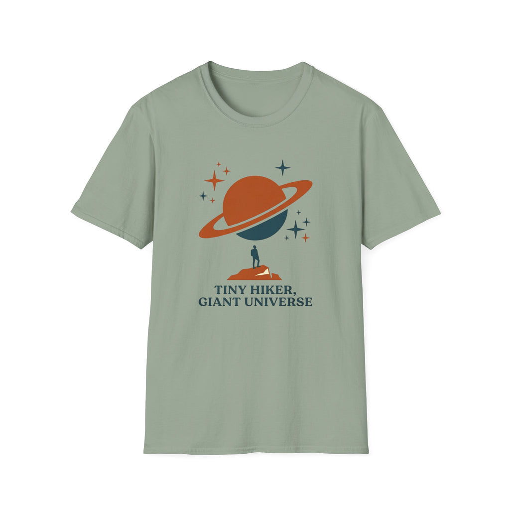 Tiny Hiker, Giant Universe T-Shirt