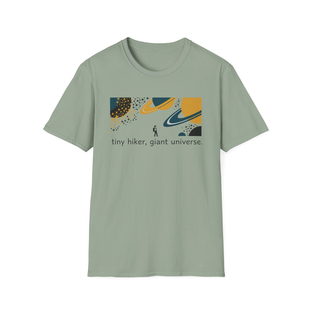 Tiny Hiker, Giant Universe T-Shirt