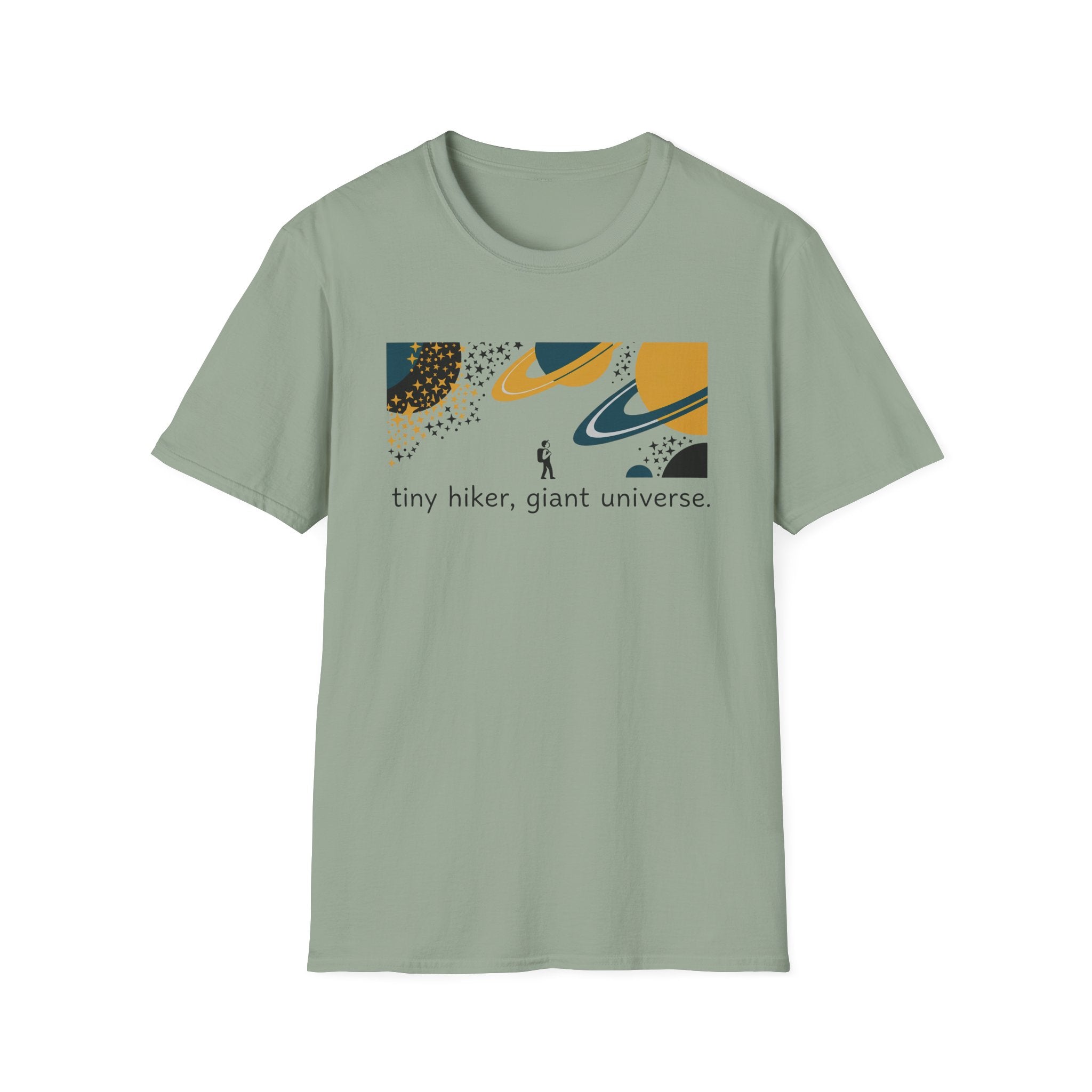 Tiny Hiker, Giant Universe T-Shirt