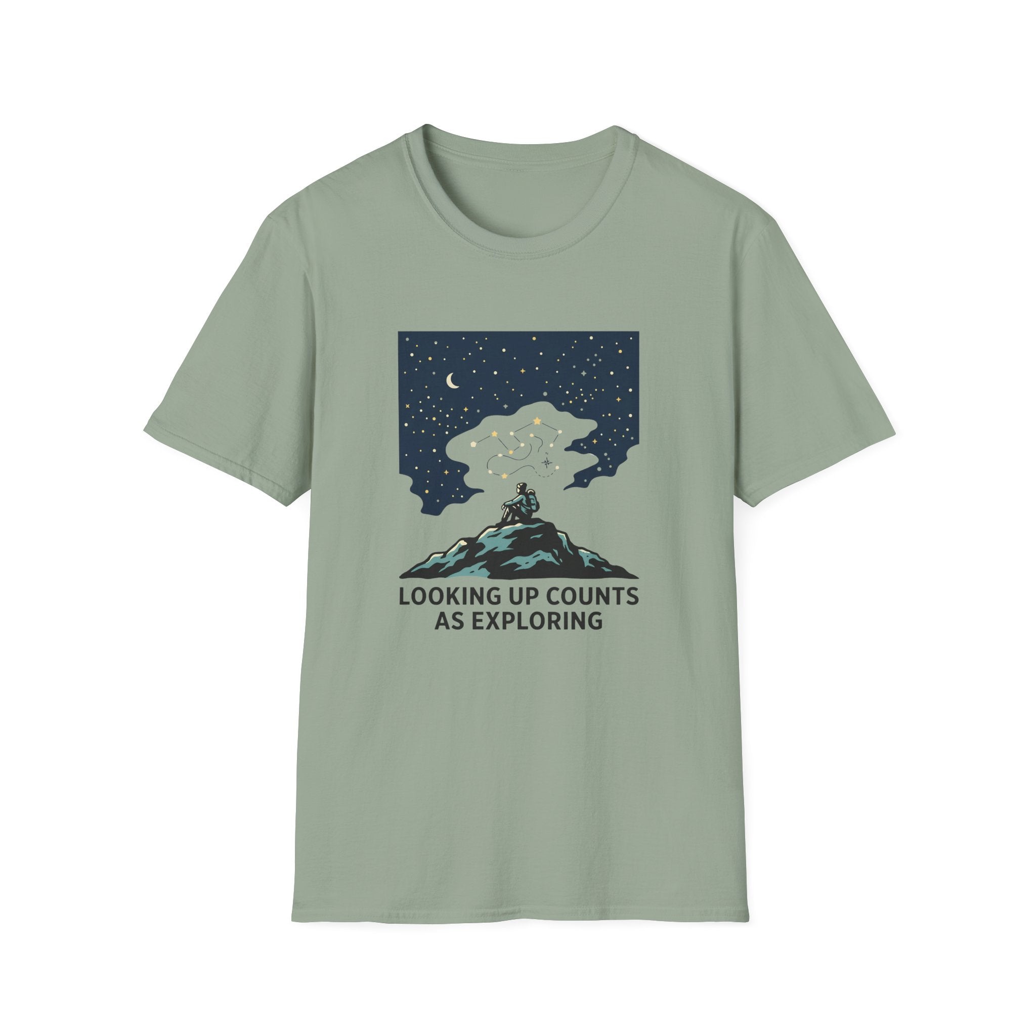 Looking Up Counts As Exploring T-Shirt