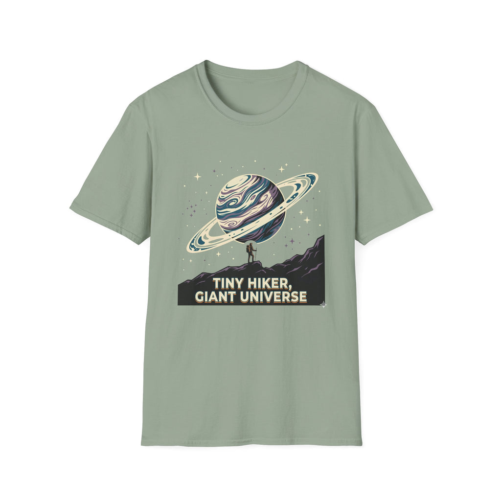 Tiny Hiker, Giant Universe T-Shirt