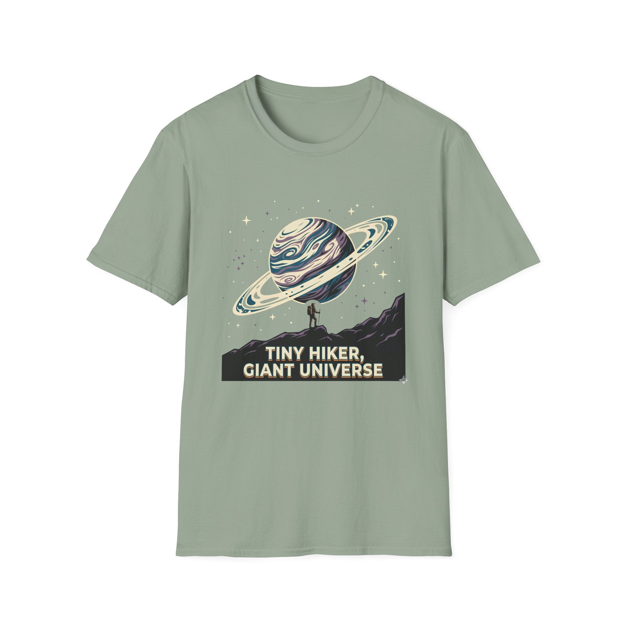 Tiny Hiker, Giant Universe T-Shirt