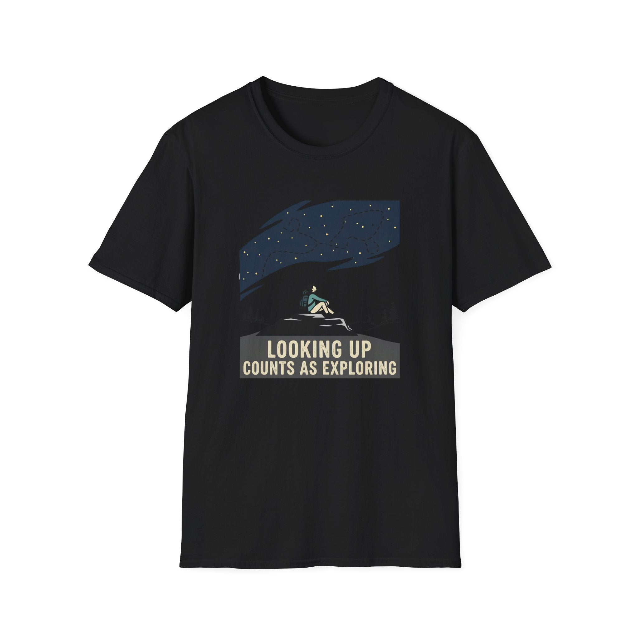 Looking Up Counts As Exploring T-Shirt
